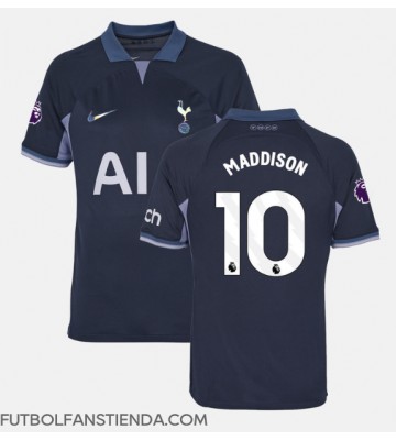 Tottenham Hotspur James Maddison #10 Segunda Equipación 2023-24 Manga Corta